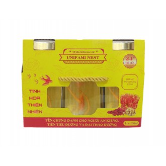 UNIFAMI NEST ĂN KIÊNG 24% Kết Hợp Đông Trùng, Hạt Sen, Kỳ Tử (150ml/Lọ) Lốc 6 lọ